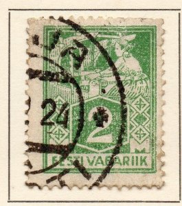 Estonia 1922 Early Issue Fine Used 2m. 121283
