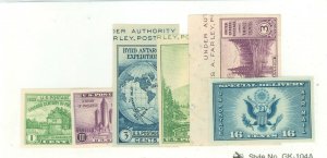 United States #766a-771  Single (Complete Set)