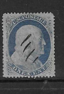 US #24 1c Franklin- (U) CV $40.00