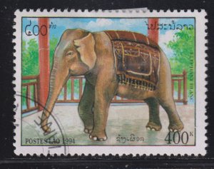 Laos 1193 Royal White Elephant In Dress 1994