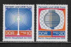 Germany DDR 1142-1143 Television MNH