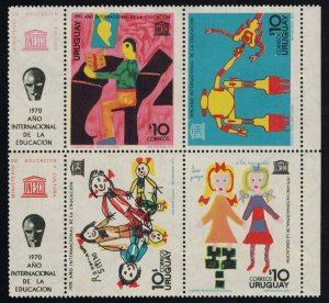 Uruguay Scott 786-789 Mint never hinged.