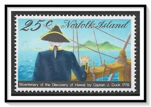 Norfolk Island #223 Captain Cook MNH