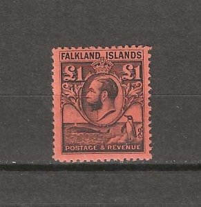 FALKLAND ISLANDS 1929/37 SG 126 MINT