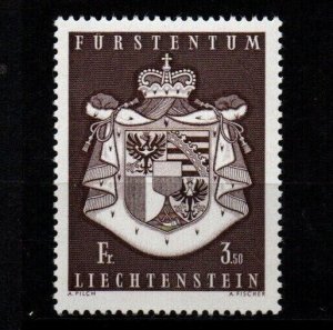 EDSROOM-16106 Liechtenstein 452 MNH 1969 Complete Coat of Arms