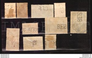 Portugal used stamp collection lot very interesting perfins classics postmarks