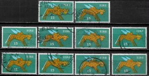 Ireland #356 Used Stamp - Winged Ox - Wholesale X 10 (b)