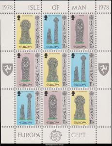 Isle of Man Scott 134-136 Mint never hinged.