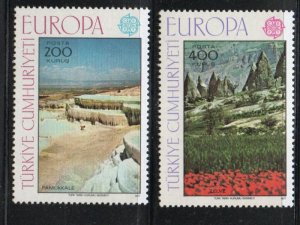 Turkey Sc 2051-52 1977 Europa stamp set mint NH