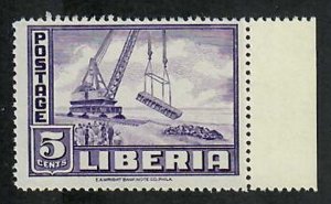 Liberia; Scott 298; 1947;  Unused; NH