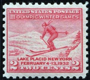 SC#716 2¢ Winter Olympics (1932) MNH