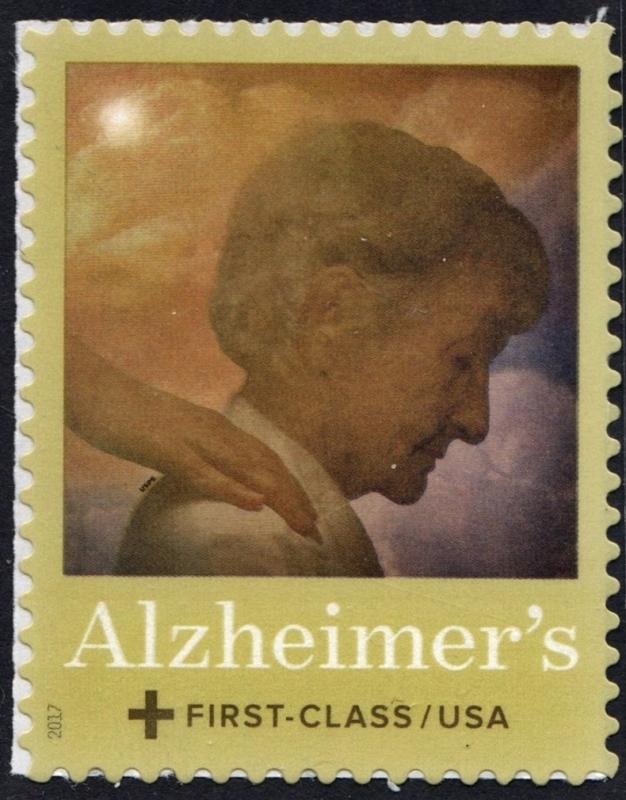 SC#B6 (49¢ & 11¢) Alzheimer's Disease Semi-Postal Single (2017) SA