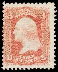 U.S. 1867 GRILLED ISSUES 88  Mint (ID # 102237)