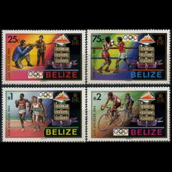 BELIZE 1984 - Scott# 717-20 Olympics Set of 4 NH