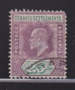 Straits Settlements 117 VF-used neat cancel nice color cv $ 24 ! see pic !