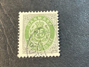 DENMARK # 32-USED-----SINGLE------1875-79