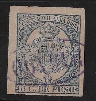 CUBA STAMP VFU TIMBRE  #DIC XG1