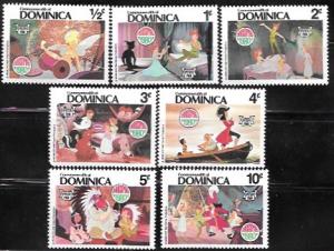 Dominica  MNH  #679-85  Disney - Peter Pan