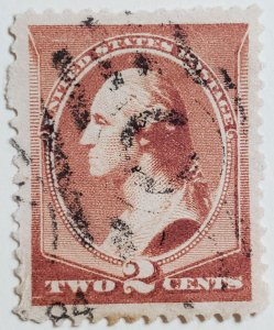 United States, Scott #210, XF used, little toning at bottom