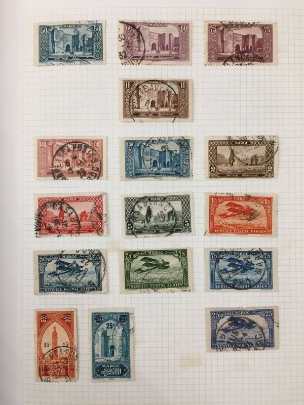 French Cols. Used Collection Springback Binder(Apx 800 Items)  GM3068