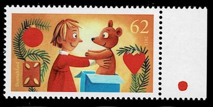 Germany 2015,Sc.#2869 MNH, Christmas: Child with Teddy