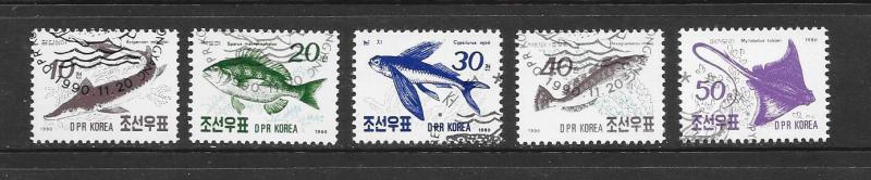 FISH - NORTH KOREA  #2951-55