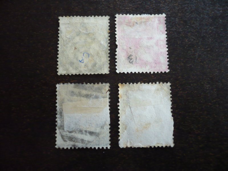 Stamps - Gold Coast - Scott# 11,13-15 - Used Part Set of 4 Stamps