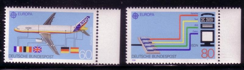 * Germany Sc. # 1552 / 1553 Europa '88 F/VF MNH 2