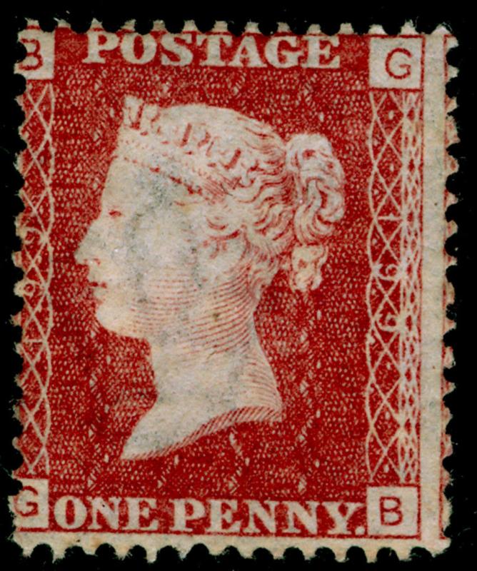 SG43, 1d rose-red PLATE 199, M MINT. Cat £70. GB