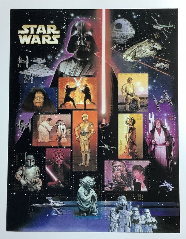 US Scott 4143 Stars Wars, Sheet of 15, MNH