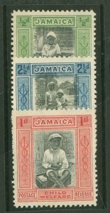 Jamaica #B1-3 Unused Single (Complete Set)