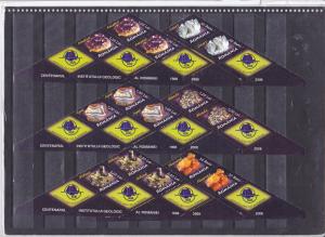 2006 Minerals,Quartz,Ametiste,Mineralien,Minerales,Romania,TAB,Bl.5,MNH