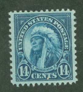 United States #695 Unused Single