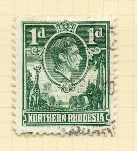 Northern Rhodesia 1938 Early Issue Fine Used 1d. NW-167031