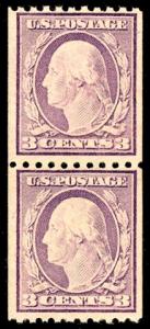 Scott #489 Pair, Mint, OG, VLH, Dealer Graded VF