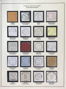 US Circular Date Stamp Collection (Odd/Boys/Girls/Double Town/Port/City/State)