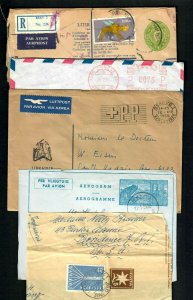 Lt 23 (18) Postal cards, Austria Surch. BITTE Hungary Italy Netherlands  Switz.