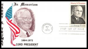 10360 OAS-CNY FDC JACKSON SCOTT 1499 – 1973 8c Harry S. Truman