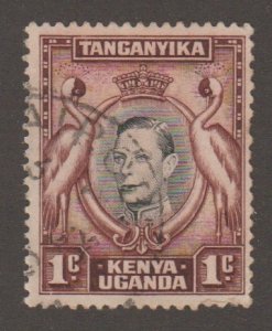 British East Africa 66 Crane & King George VI  -  Kenya, Uganda, Tanganyika
