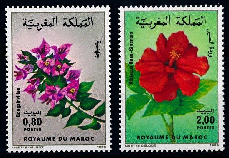 [67204] Morocco 1985 Flora Flowers Blumen  MNH