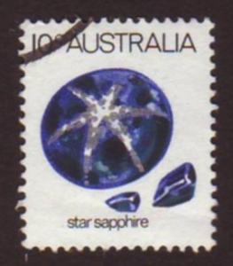 Australia 1974 Sc#562, SG#552a,10c Star Sapphire USED.