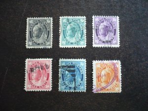 Stamps - Canada - Scott# 66-70,72 - Used Part Set of 6 Stamps