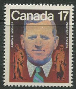 STAMP STATION PERTH Canada #899 Aaron Mosher Issue 1981 MNH CV$0.25