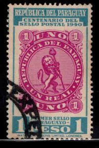 Paraguay Scott 378 Used stano ib stamp