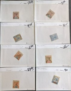 EDW1949SELL : SEYCHELLES Useful collection of Mint & Used. Scott Catalog $263.00