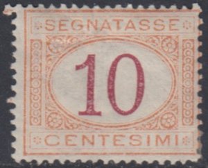 Italy Regno - Sassone Tax n. 6 - cv 3900$  MH*- Fine centered