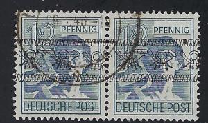 Germany AM Post Scott # 604, used, pair