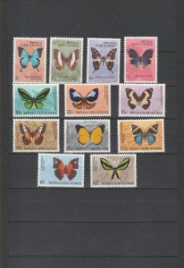 Papua New Guinea  Scott#  209-220  MH  (1966 Butterflies)