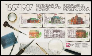 Canada Scott 1125A Souvenir Sheet (1987 ) Mint NH VF M