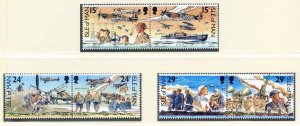 1990 Isle of Man SG449/454 Battle Of Britain Set Unmounted Mint